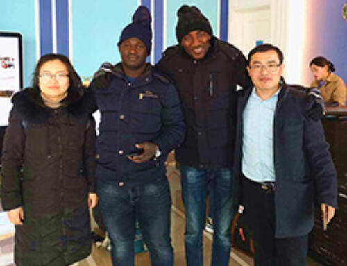 Ivorian customers visit Jining BST machinery to buy semi-trailer accessories